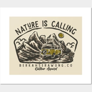 NATURE IS CALLING Posters and Art